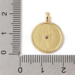 Rack Plating Brass & Cubic Zirconia Pendants&nbsp;KK-L216-060G