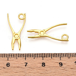 合金ペンダント  ラインマンプライヤー  カドミウムフリー＆鉛フリー  18KGP本金メッキ  24x10.5~11.5x1.5mm  穴：1.8~2mm&nbsp;X1-PALLOY-N176-119G