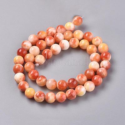 Natural Persian Jade Beads Strands&nbsp;G-H1625-6mm-PR11-1
