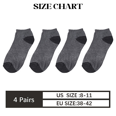 Polyester Ankle Socks for Men&nbsp;AJEW-WH20060-43-1