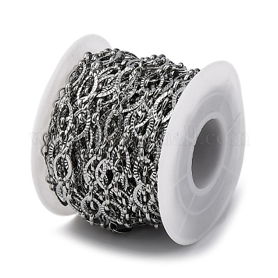 304 Stainless Steel Oval Link Chains&nbsp;CHS-B006-13P-1