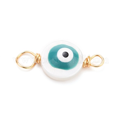 Natural Freshwater Shell Links&nbsp;PALLOY-JF00514-03-1