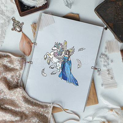PVC Sakura Stamp&nbsp;DIY-WH0486-025-1