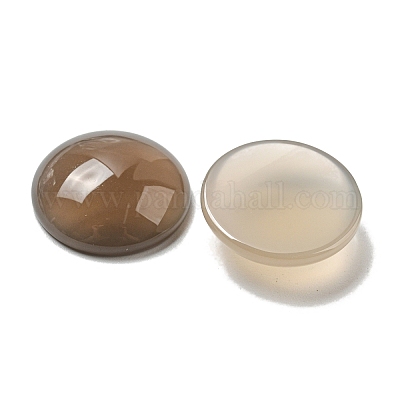 Natural Grey Agate Cabochons&nbsp;G-C115-02A-40-1