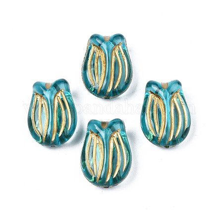 Plating Acrylic Beads X-PACR-N008-018-1