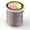 Round Metallic Thread, Embroidery Thread, 6-Ply, Colorful, 0.6mm, about 87.48 yards(80m)/roll