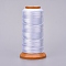 Polyester Threads, for Jewelry Making, White, 0.7mm, about 437.44 yards(400m)/roll