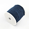 Nylon Braided Cord, Chinese Knotting Cord for Beading Jewelry Making Macrame Craft, Prussian Blue, 1mm, about 153.1 yards(140m)/roll
