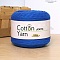 Cotton Yarn, for DIY Crochet Crafts, Blue, 2.5~3mm