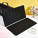 フェルトインサートバッグボトム  クッションパッド  長方形  ブラック  25x13x0.45cm&nbsp;DIY-WH0308-167B-04-5
