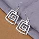 Screw Shape Brass Dangle Earrings&nbsp;EJEW-BB11986-6