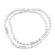 Electroplated Synthetic Non-magnetic Hematite Beads Strands&nbsp;G-C156-01S-2