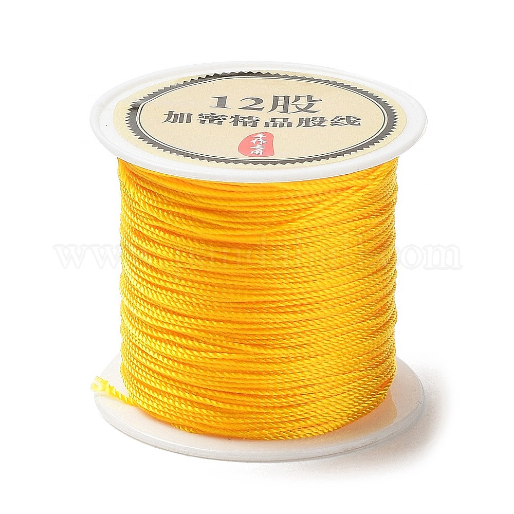 Round Rubber Thread Wholesale 12-Ply Round Nylon Thread - Pandahall.com
