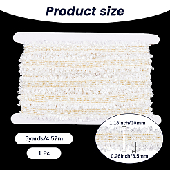 5 Yards Polyester Lace Trim Ribbon for Curtain Sofa Decoration&nbsp;OCOR-CY0001-32B