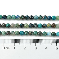 Natural Chrysocolla Beads Strands&nbsp;G-Z034-A03-03
