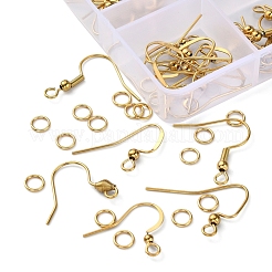 50Pcs 5 Style 304 Stainless Steel Earring Hooks&nbsp;STAS-YW0001-23