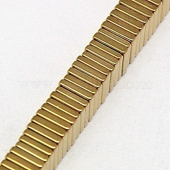 Electroplate Non-magnetic Synthetic Hematite Heishi Beads Strands&nbsp;G-J171A-2x2mm-06