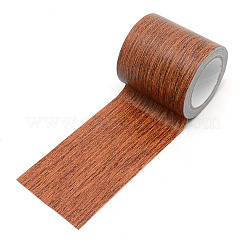 Non-woven Fabrics Imitation Wood Grain Adhesive Tape&nbsp;DIY-WH0001-71A