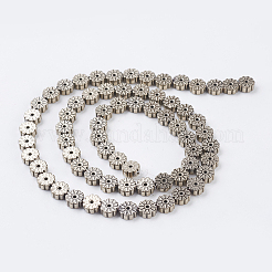 PVD Vacuum Plating Electroplate Non-magnetic Synthetic Hematite Beads Strands&nbsp;G-F534-H01