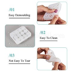 4Pcs 4 Styles DIY Beads Silicone Molds&nbsp;SIMO-TA0001-15
