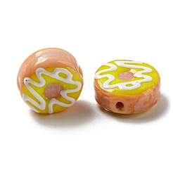 Handmade Lampwork Enamel Beads Strands&nbsp;LAMP-A001-F04
