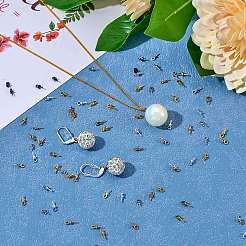 100Pcs 5 Colors Brass Cup Peg Bails Pendants&nbsp;KK-SZ0005-26