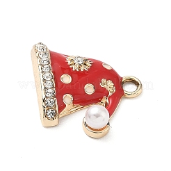 Alloy Rhinestone Pendants&nbsp;PALLOY-P313-04G