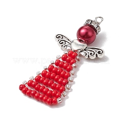 Glass Seed Beads Pendants&nbsp;PALLOY-MZ00381-05