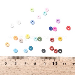 240g 24 Colors Handmade Polymer Clay Beads&nbsp;CLAY-JP0001-10-4mm