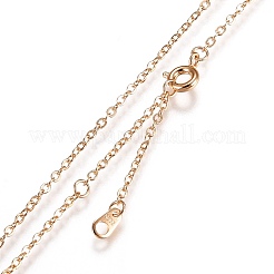 Brass Micro Pave Clear Cubic Zirconia Double Letter Pendant Necklaces&nbsp;NJEW-Z010-17