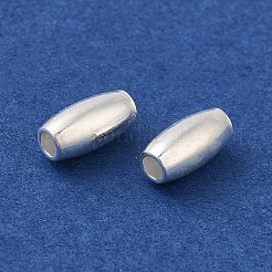 925スターリングシルバービーズ  ライス  925スターリングシルバー  6x3mm  穴：1mm&nbsp;STER-A010-147-6x3mm