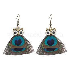 Alloy Enamel Dangle Earrings for Women&nbsp;WGBD3DC-01