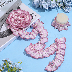 5Yards Polyester Ruffled Trimming&nbsp;DIY-GA0010-17