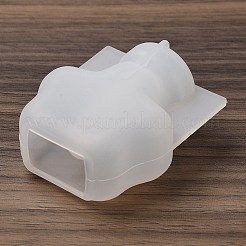 DIYのウィッシングボトルシリコンモールド  流砂型  レジン型  UVレジン用  エポキシ樹脂工芸品作り  ホワイト  スター  52x44x25mm  内径：15x21mm&nbsp;SIMO-C014-01B