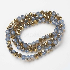 Electroplate Glass Beads Strands&nbsp;EGLA-A034-J3mm-O06