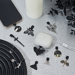 12Pcs Gothic Plastic Mobile Dustproof Plugs&nbsp;HJEW-ME00123