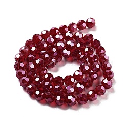 Electroplate Transparent Glass Beads Strands&nbsp;X-EGLA-A035-T10mm-A07
