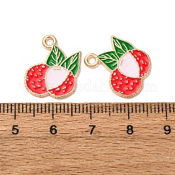 Fruits Alloy Enamel Pendants&nbsp;FIND-D304-03G-KCG