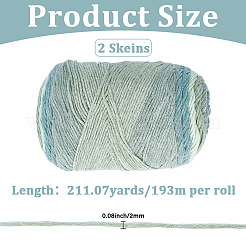 Cotton with Acrylic Fibers Knitting Yarn&nbsp;DIY-WH20055-121C
