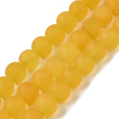 Natural Dyed White Jade Beads Strands&nbsp;G-M402-B01