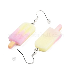 3 Styles Summer Flower & Ice Lolly & Drink Acrylic Dangle Earring Sets for Women&nbsp;EJEW-F336-01D