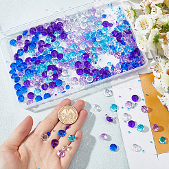 15 Styles Transparent Acrylic Rhinestone Cabochons&nbsp;MACR-SC0001-39