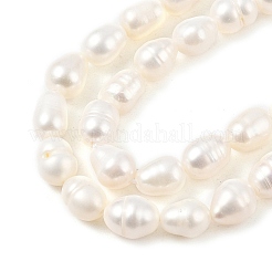 Natural Cultured Freshwater Pearl Beads Strands&nbsp;PEAR-I007-01B-06B