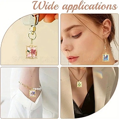 12Pcs 6 Styles Alloy Enamel Pendants&nbsp;FIND-YW0007-49