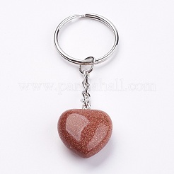 Synthetic Goldstone Keychain&nbsp;KEYC-F019-02F