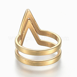 304 Stainless Steel Finger Rings&nbsp;RJEW-E153-22G