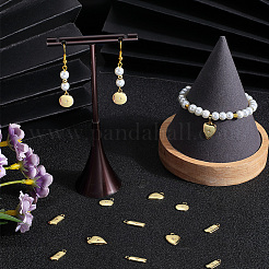 12PCS 3Style Brass Micro Pave Cubic Zirconia Charms&nbsp;ZIRC-BBC0002-53
