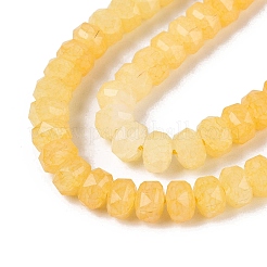 Imitation Jade Crackle Glass Beads Strands&nbsp;GLAA-N068-01A-A05
