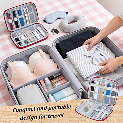 1Pc Potatble Nylon Jewelry Organizer Zipper Bags&nbsp;AJEW-MA0001-64C