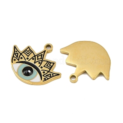 304 Stainless Steel Enamel Pendants&nbsp;STAS-L302-23G